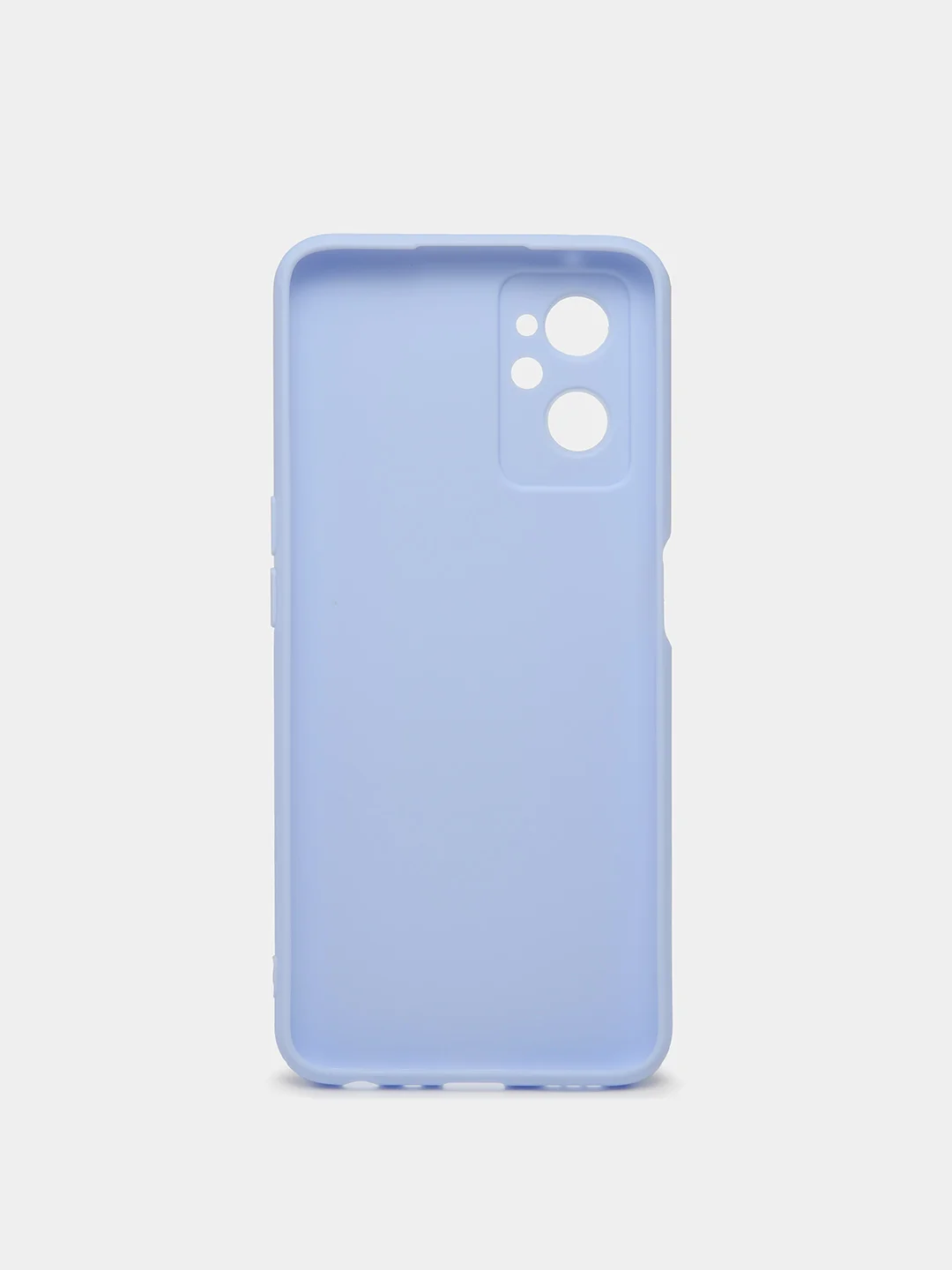 Голубой чехол Realme C30, C33, C35, 10 4G, 9i силиконовый с защитой камеры (Реалми С33)