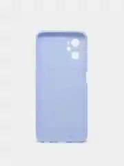 Голубой чехол Realme C30, C33, C35, 10 4G, 9i силиконовый с защитой камеры (Реалми С33)
