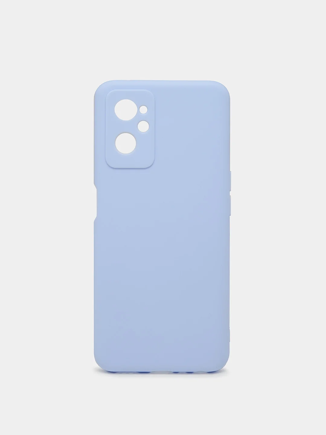 Голубой чехол Realme C30, C33, C35, 10 4G, 9i силиконовый с защитой камеры (Реалми С33)