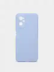 Голубой чехол Realme C30, C33, C35, 10 4G, 9i силиконовый с защитой камеры (Реалми С33)