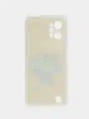 Желтый чехол силиконовый на Realme C31 / Реалми С31, с рисунком