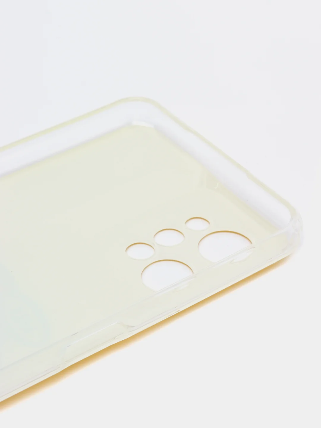 Желтый чехол силиконовый на Realme C31 / Реалми С31, с рисунком