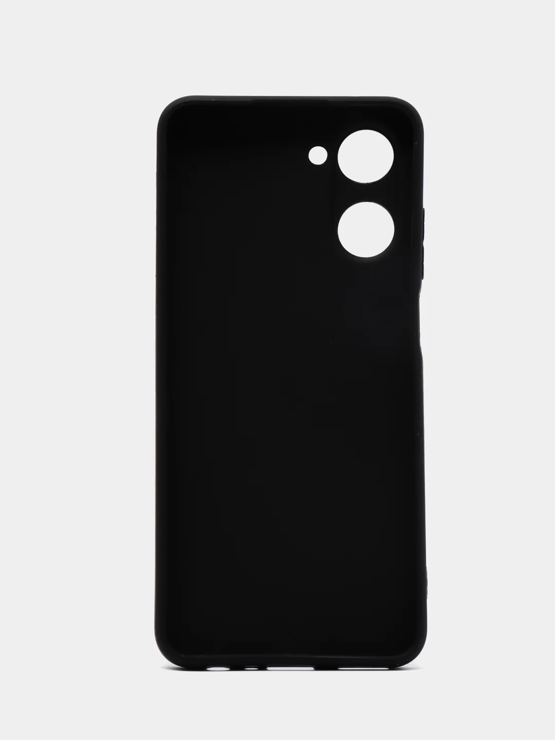 Черный чехол Realme 10 / Реалми 10, силиконовый, цветной, матовый
