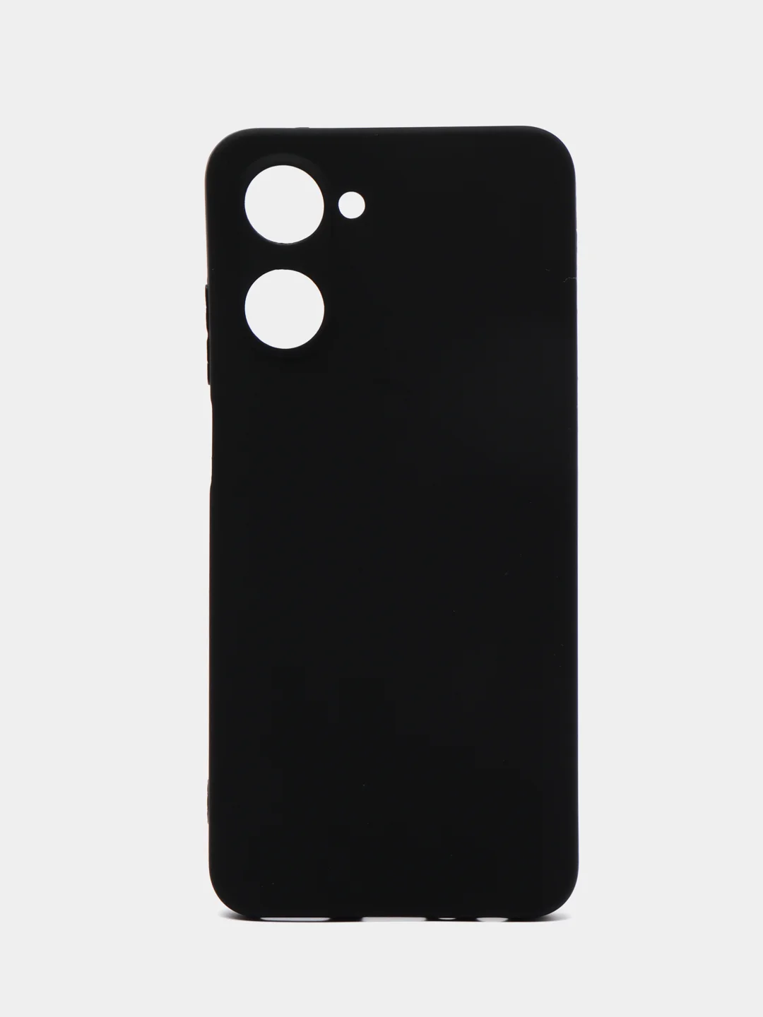 Черный чехол Realme 10 / Реалми 10, силиконовый, цветной, матовый