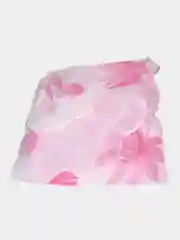 Розовый тюль угловая