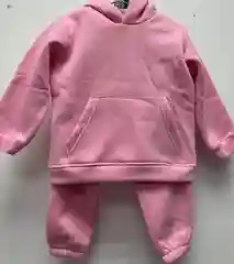 Розовый костюм спортивный детский, утепленный