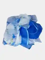 Индиго тюль угловая