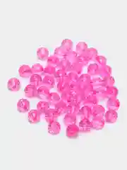 Фуксия бусины прозрачные, граненые, для рукоделия и плетения, 6, 8, 10 мм