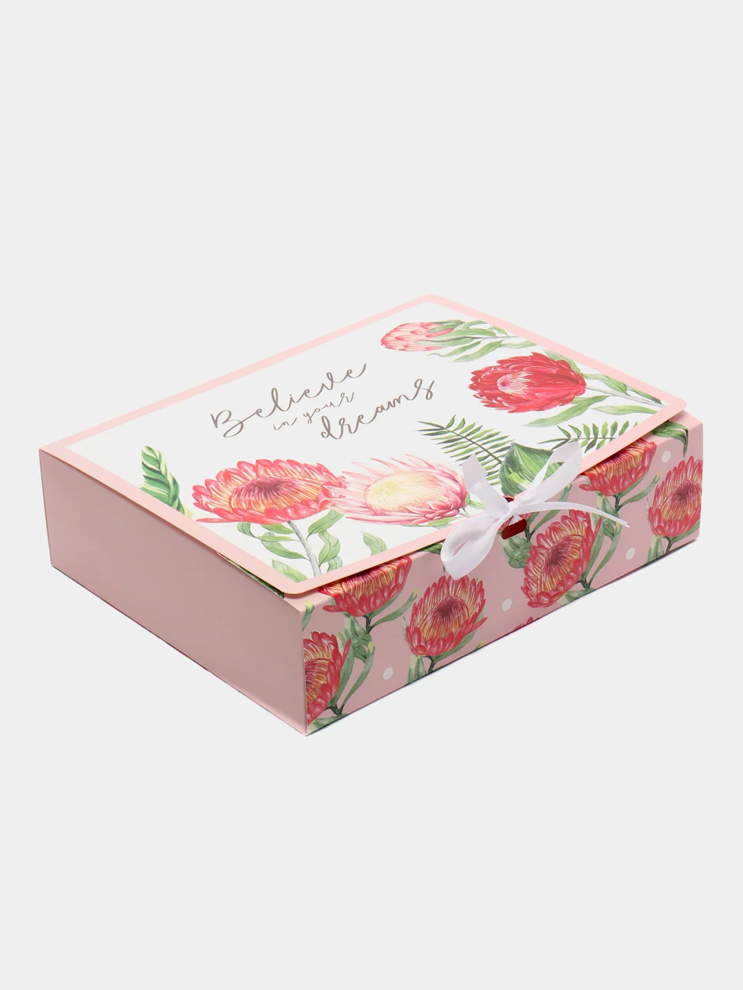 Конфетный коробка подарочная, складная