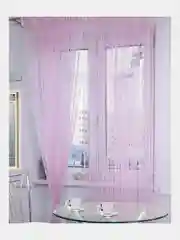 Розовый нитяная штора, 300*300 см