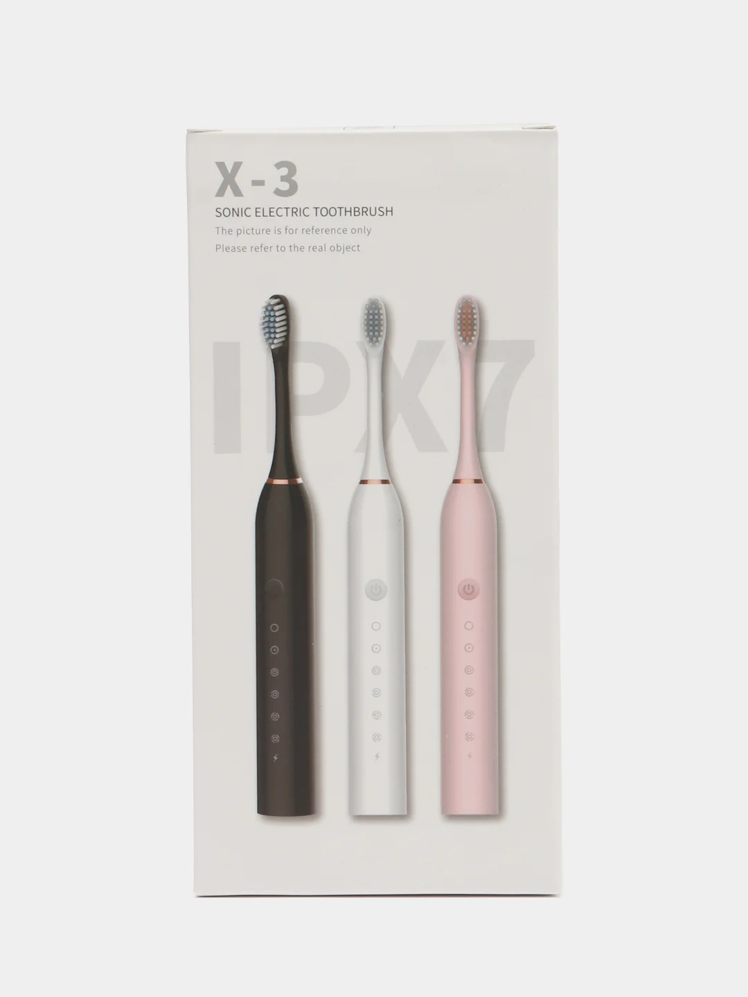 Белый электрическая зубная щетка SONIC TOOTHBRUSH X-3, звуковая, 6 режимов