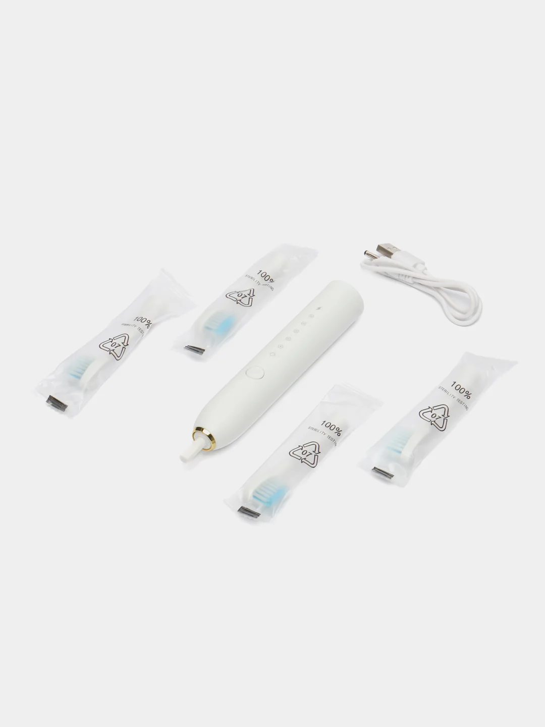 Белый электрическая зубная щетка SONIC TOOTHBRUSH X-3, звуковая, 6 режимов