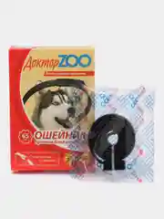 Синий ошейник Доктор ZOO для собак против блох и клещей, 65 см
