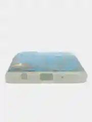 Светло-синий силиконовый чехол на Tecno Pova 2 / Текно Пова 2 прозрачный, с рисунком, защита камеры