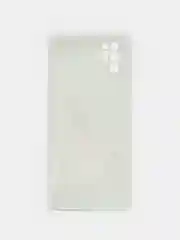 Тёмно-серый силиконовый чехол на Tecno Pova 2 / Текно Пова 2 прозрачный, с рисунком, защита камеры