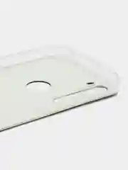 Серебряный силиконовый чехол на Xiaomi Redmi Note 8T / Сяоми Редми Нот 8T прозрачный, с рисунком