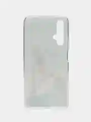 Тёмно-серый чехол на Honor 20/Huawei Nova 5T / Хонор 20 прозрачный, с рисунком, защита камеры
