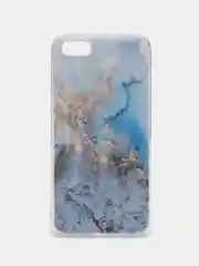 Голубой чехол на Huawei Honor 7A/7A Prime/Y5 Prime 2018/Y5 2018 / Хонор 7А прозрачный, с рисунком