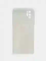 Конфетный силиконовый чехол на Tecno Pova 2 / Текно Пова 2 прозрачный, с рисунком, защита камеры
