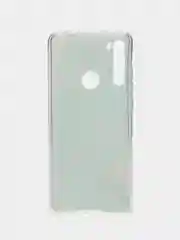 Светло-синий силиконовый чехол на Xiaomi Redmi Note 8T / Сяоми Редми Нот 8T прозрачный, с рисунком