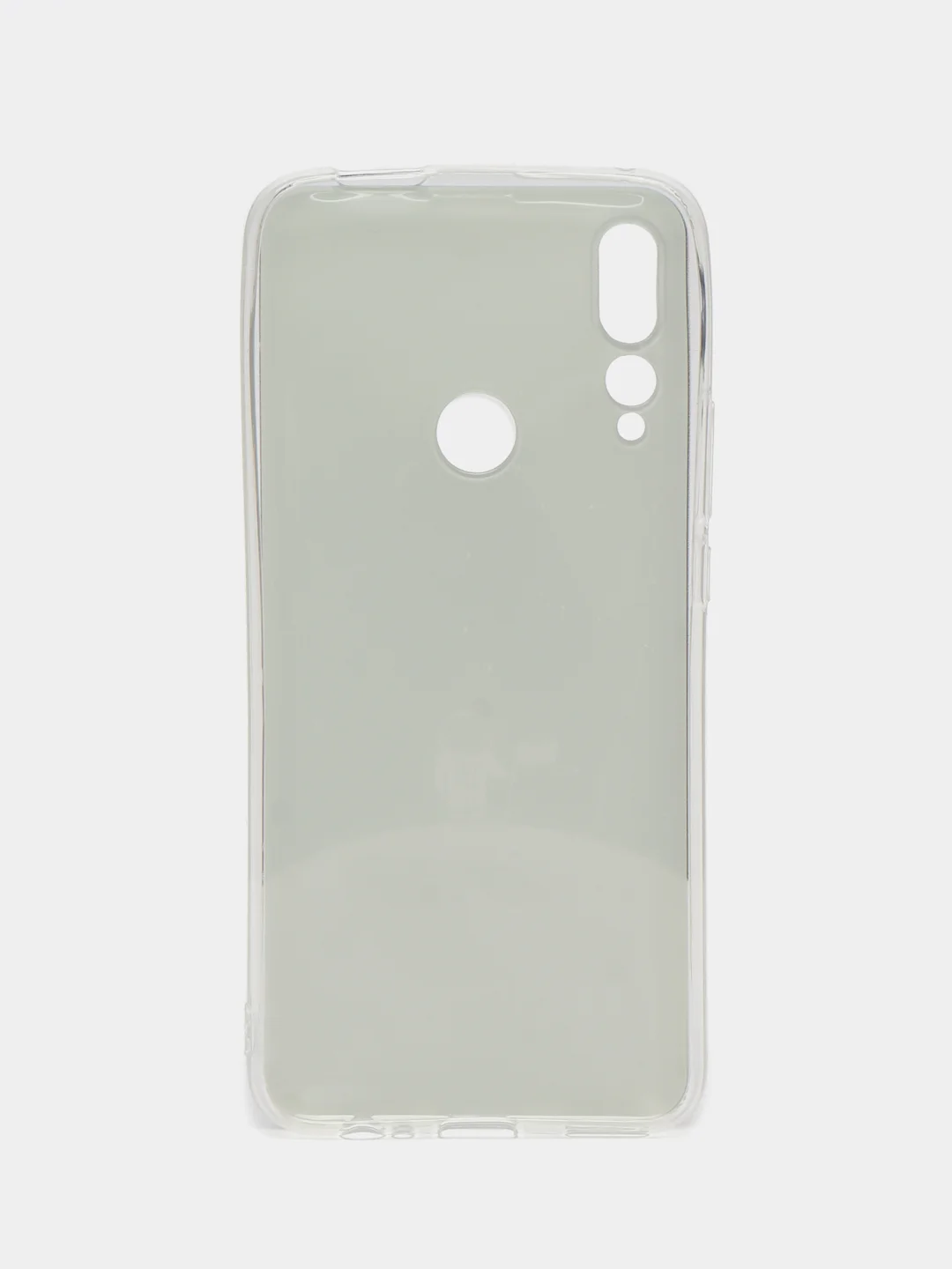 Серебряный чехол на Huawei Honor 9X Premium/Y9 Prime 2019 / Хонор 9X Премиум прозрачный, с рисунком