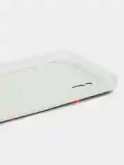 Красный силиконовый чехол на Tecno Pova 2 / Текно Пова 2 прозрачный, с рисунком, защита камеры