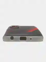 Красный силиконовый чехол на Tecno Pova 2 / Текно Пова 2 прозрачный, с рисунком, защита камеры