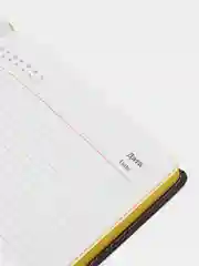 Ежедневник недатированный BRAUBERG AIM, А5, 136 листов, черный, 138 х 213 мм