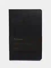 Ежедневник недатированный BRAUBERG Metallic, А5, черный, 138 х 213 мм, 136 листов