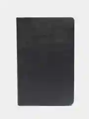 Ежедневник недатированный А5 138х213мм BRAUBERG Metallic под кожу, 136л, гибкий,графитовый