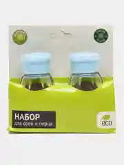 Аметистовый набор для соли и перца, для специй, 2 предмета
