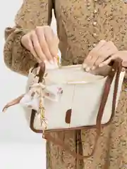 Коричневый женская кожаная сумка багет