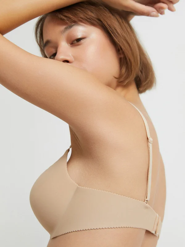 Бежевый бесшовный формованный бюстгальтер с чашкой T-shirt InfinityLingerie