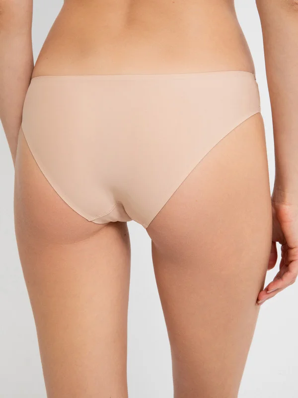 Бежевый трусы с классической посадкой женские InfinityLingerie