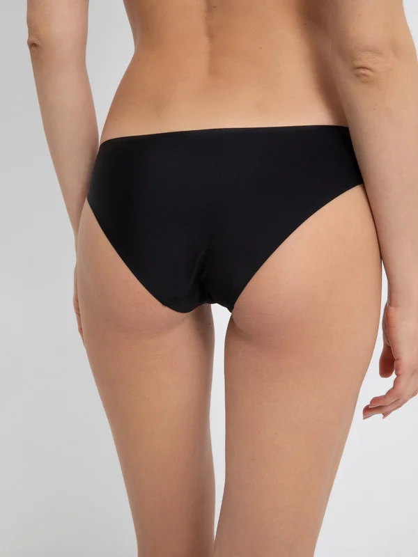 Черный трусы с классической посадкой женские InfinityLingerie