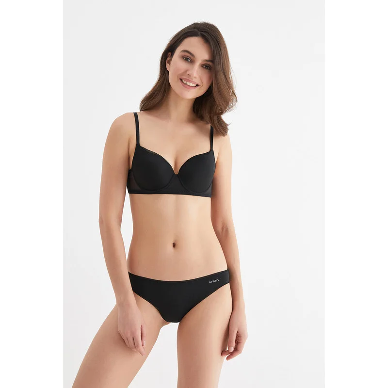 Черный трусы стринги женские Inamar InfinityLingerie