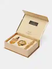 Золотой набор средств 24К GOLD уход за кожей вокруг глаз: сыворотка в капсулах, роллер, эмульсия