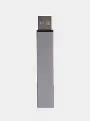 Серебряный usb hub-концентратор разветвитель usb hub 3.0