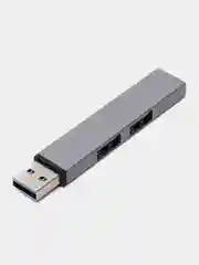 Серебряный usb hub-концентратор разветвитель usb hub 3.0