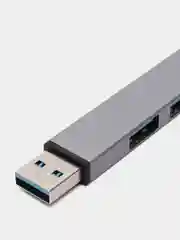 Серебряный usb hub-концентратор разветвитель usb hub 3.0