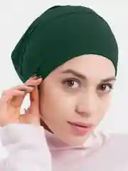 Багровый бони, чепчик-шапочка на резинке под платок, палантин