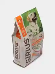 Сухой корм для взрослых собак, ягненок и рис SIRIUS 2 кг
