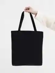 Черный сумка шоппер, унисекс 2 цвета