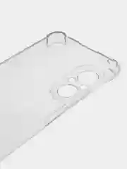 Прозрачный чехол для HUAWEI nova 9 SE (Хуавей нова 9 СЕ), прозрачный и черный с защитой камеры