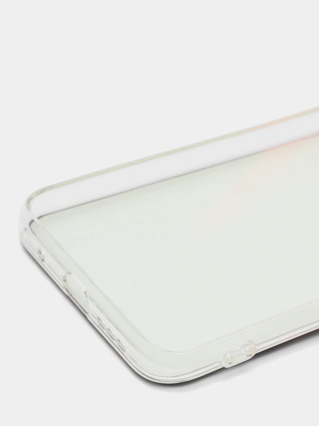 Красный силиконовый чехол на Xiaomi Redmi 9T / Редми 9Т прозрачный, с рисунком, защита камеры