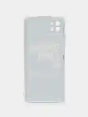 Тёмно-коричневый силиконовый чехол на Samsung Galaxy A22s 5G / Самсунг А22s 5G прозрачный, с рисунком