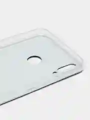 Черный силиконовый чехол на Honor 8X / Хонор 8Х прозрачный, с рисунком, защита камеры