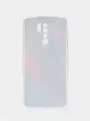 Красный силиконовый чехол на Xiaomi Redmi 9 / Сяоми Редми 9 прозрачный, с рисунком, защита камеры