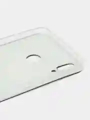 Хром силиконовый чехол на Honor 8X / Хонор 8Х прозрачный, с рисунком, защита камеры