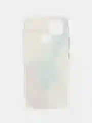 Ледяной силиконовый чехол на Oppo Realme C21/Реалми С21 прозрачный, с рисунком, защита камеры